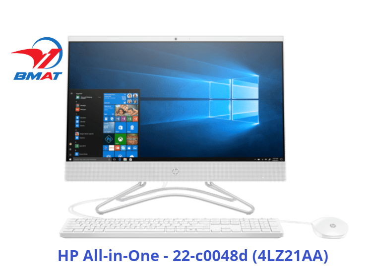 Máy tính cá nhân HP All-in-One - 22-c0048d (4LZ21AA)